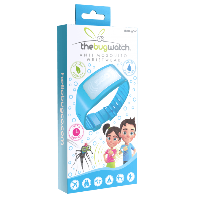 The Bug Watch Kids Wristband Lagoon - Blue