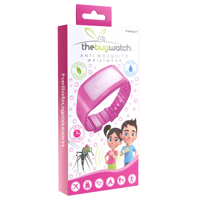 The Bug Watch Kids Wristband Sunset - Pink