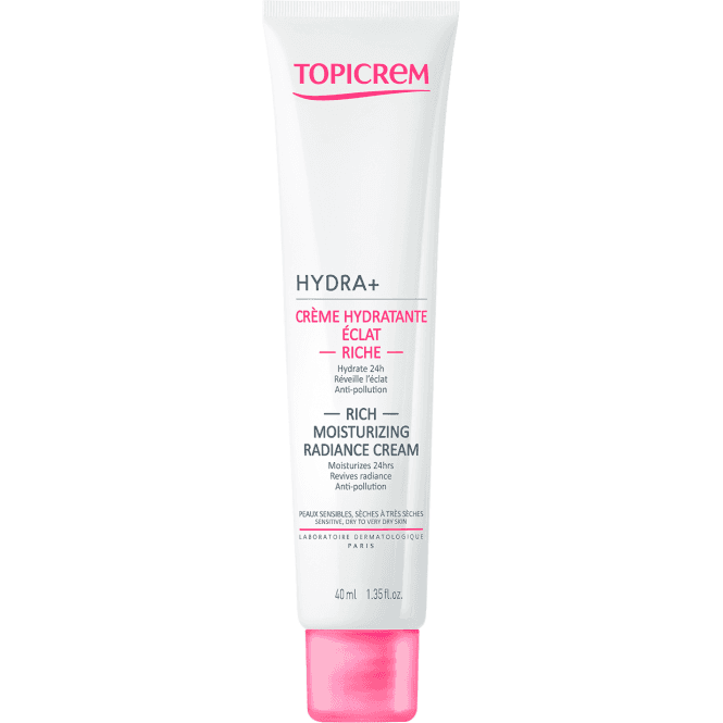 Topicrem Hydra+ Radiance Moisturising Rich Cream 40ml