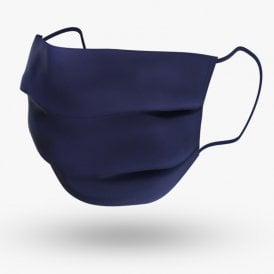 Toscana Pleated Reusable Mask Navy Blue - Medium