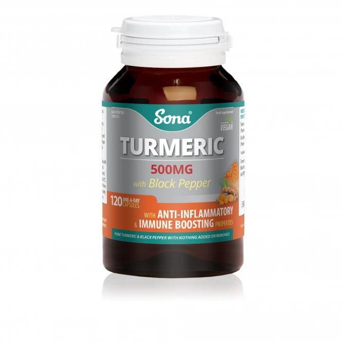 Turmeric 500mg & Black Pepper 120 Caps