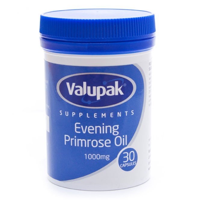 Valupak Evening Primrose Oil 1000Mg Capsules 30's