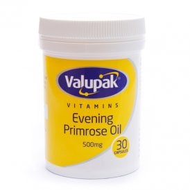 Valupak Evening Primrose Oil 500Mg Capsules 30's