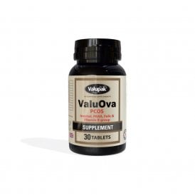Valupak PCOS Care Nositol, Choline, PABA, Folic & Vitamin B Tablets 30's
