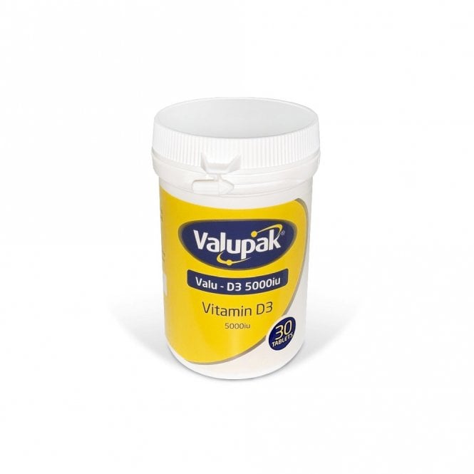 Valupak Vitamin D3 Tablets 5000iu 30's