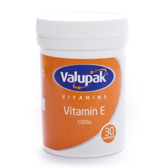 Valupak Vitamin E 100Iu Capsules 30's