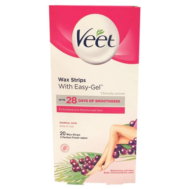 Veet Expert Leg & Body Wax Strips Normal 20's