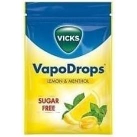 Vicks Vapodrops Sugar Free Lemon & Menthol 72G