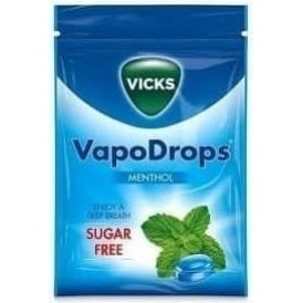 Vicks Vapodrops Sugar Free Menthol 72G