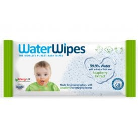 WaterWipes biodegradable baby wipes Mega Pack 12 X 60 Wipes (720 Wipes)