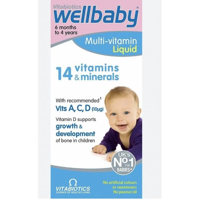Wellbaby Multi-vitamin Liquid 6mth-4yr 150ml