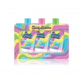 Xpel Candy Dreams Shower Squad Gift Set50ml Cherry Crush Body Wash, 50ml Marshmallow Body Wash, 50ml Strawberry laces Body Wash