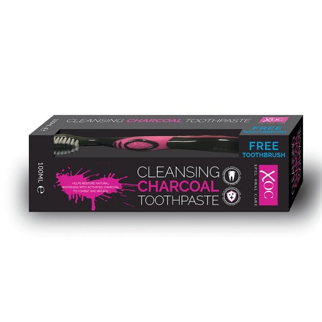 Xpel Cleansing Charcoal Toothpaste 100ml & Free Toothbrush
