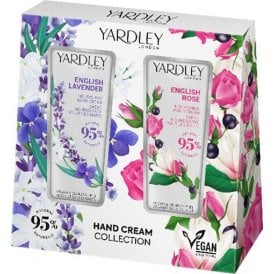 Yardley Hand Cream Duo Gift Set50ml English Lavender Hand Cream, 50ml English Rose Hand Cream